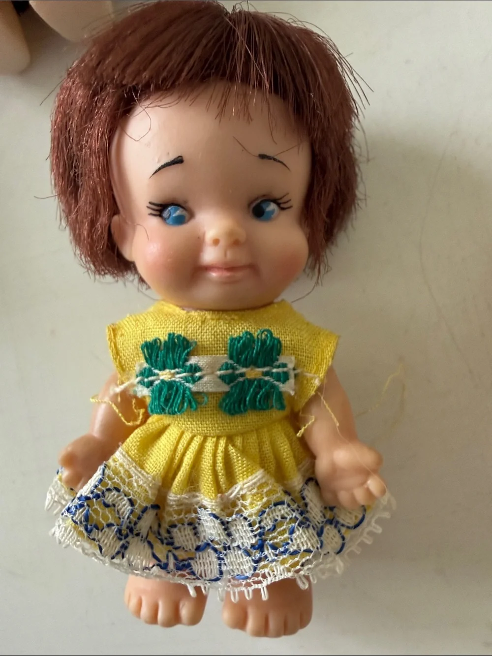 Vintage 1960s Uneeda Pee Wee Dolls Lot of 5